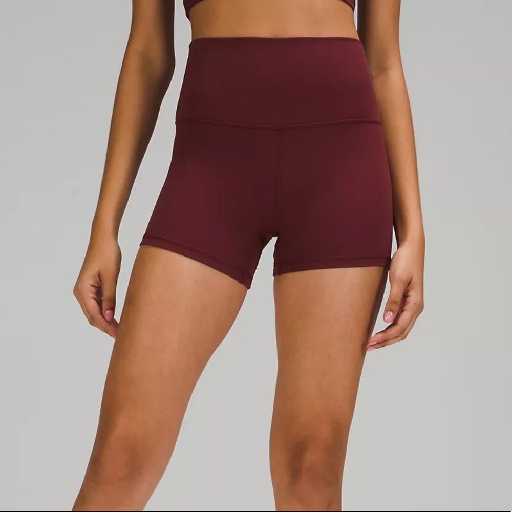 Maroon Lululemon Shorts